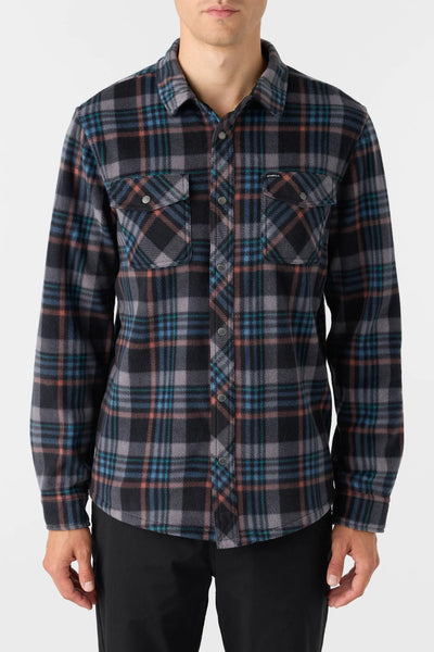 Oneill Mens Shirt Glacier Standard Fit Superfleece Overshirt