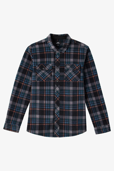 Oneill Mens Shirt Glacier Standard Fit Superfleece Overshirt