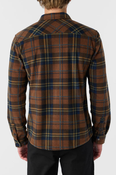 Oneill Mens Shirt Glacier Standard Fit Superfleece Overshirt