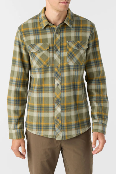 Oneill Mens Shirt Glacier Standard Fit Superfleece Overshirt