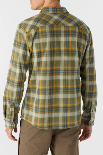 Oneill Mens Shirt Glacier Standard Fit Superfleece Overshirt