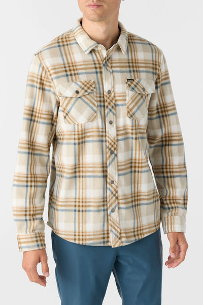 Oneill Mens Shirt Glacier Standard Fit Superfleece Overshirt