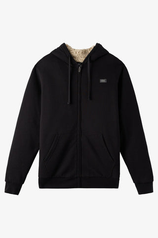 Oneill Mens Sweatshirt Fifty Two High Pile Lined Zip Fleece