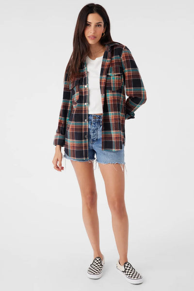 Oneill Womens Shirt Zuma Superfleece Flannel