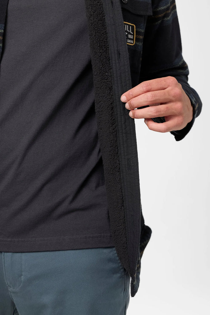 Oneill Mens Jacket Redmond High Pile Lined Jacket