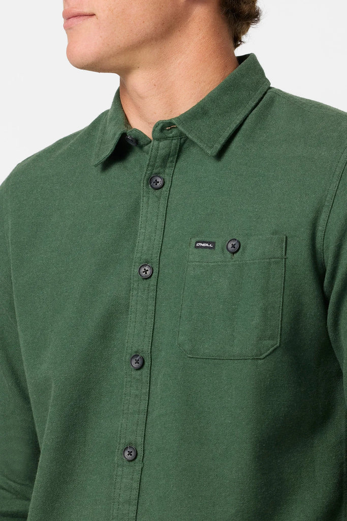 Oneill Mens Shirt Regent Flannel Standard Fit Long Sleeve