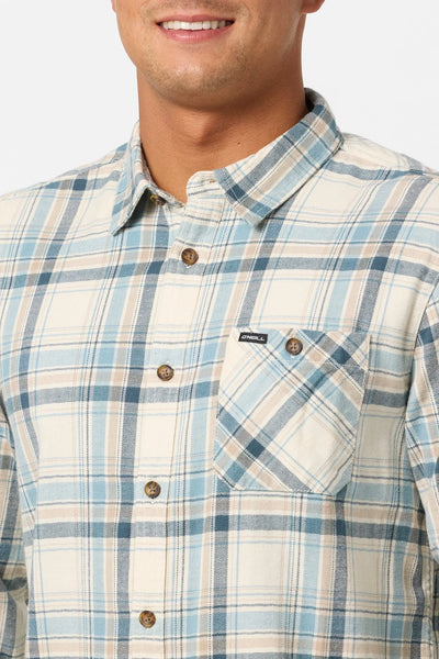 Oneill Mens Shirt Redmond Plaid Flannel
