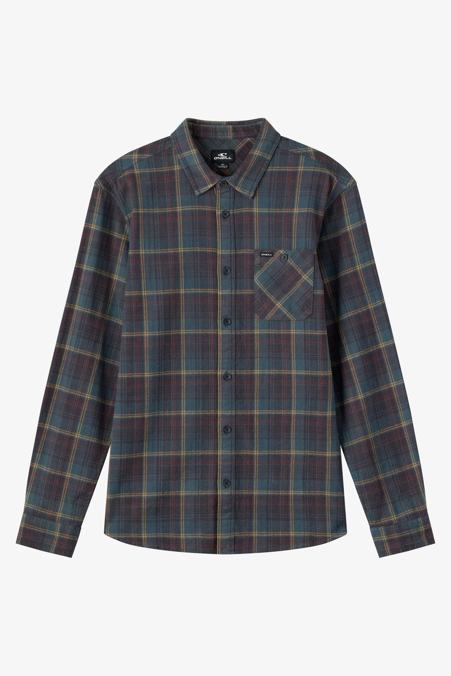 Oneill Mens Shirt Redmond Plaid Flannel