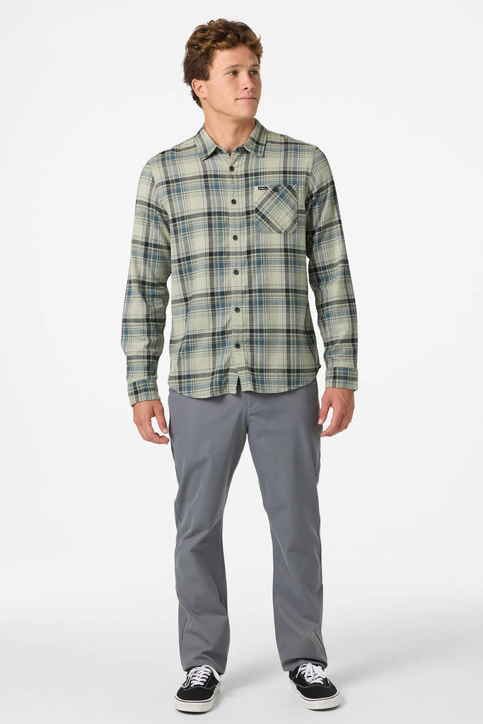 Oneill Mens Shirt Redmond Plaid Flannel