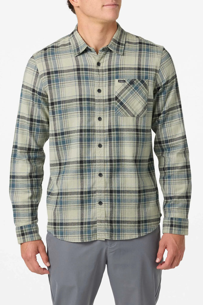 Oneill Mens Shirt Redmond Plaid Flannel