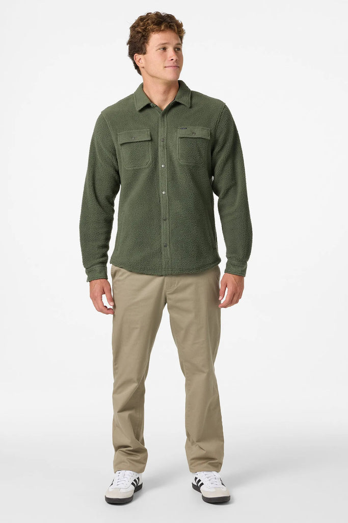 Oneill Mens Shirt Glacier High Pile Superfleece Standard Fit Overshirt