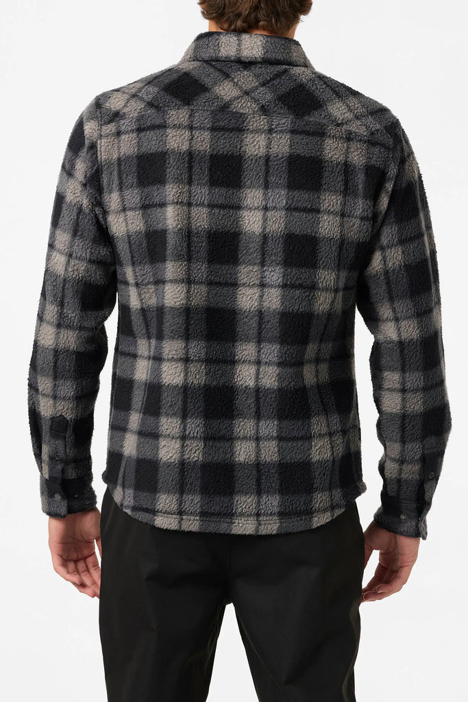 Oneill Mens Shirt Glacier High Pile Superfleece Standard Fit Overshirt