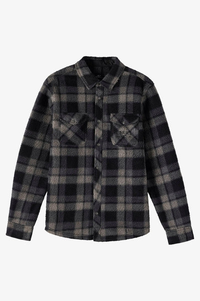 Oneill Mens Shirt Glacier High Pile Superfleece Standard Fit Overshirt