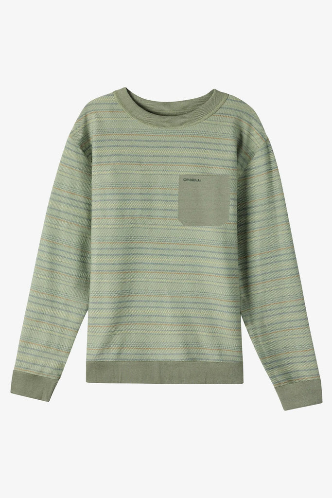 Oneill Mens Sweatshirt Bavaro Blocked Crew Neck Fleece