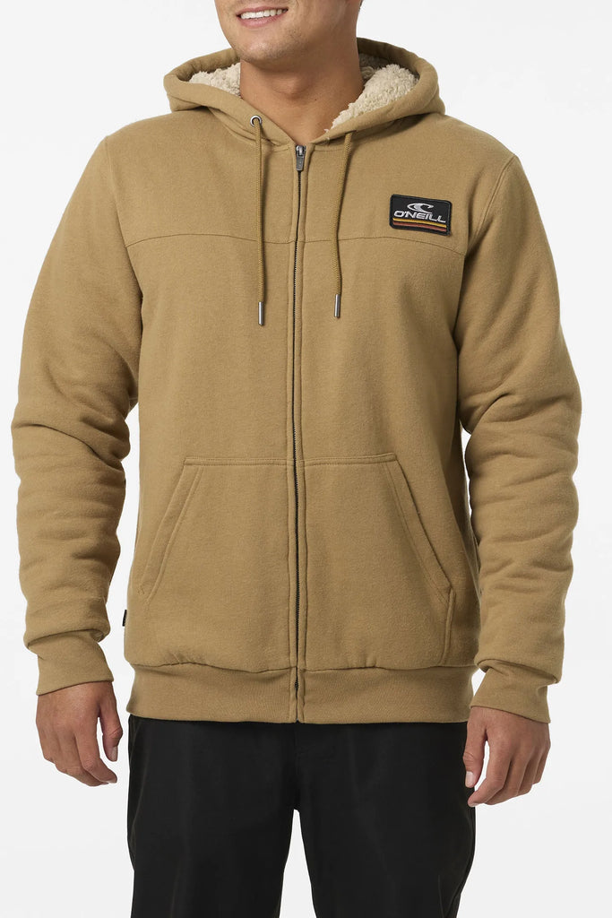 Oneill Mens Sweatshirt Fifty Two High Pile Zip Fleece