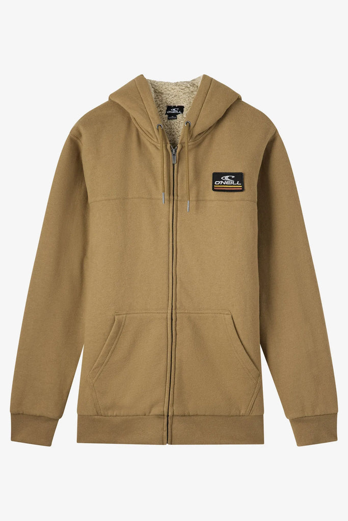 Oneill Mens Sweatshirt Fifty Two High Pile Zip Fleece