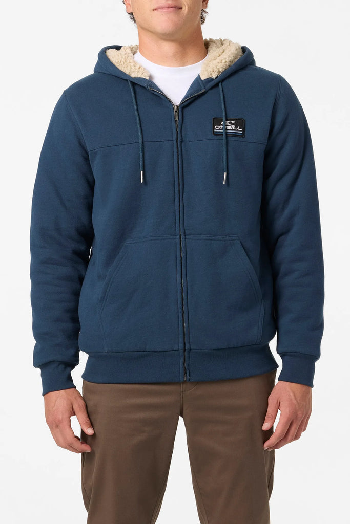Oneill Mens Sweatshirt Fifty Two High Pile Zip Fleece