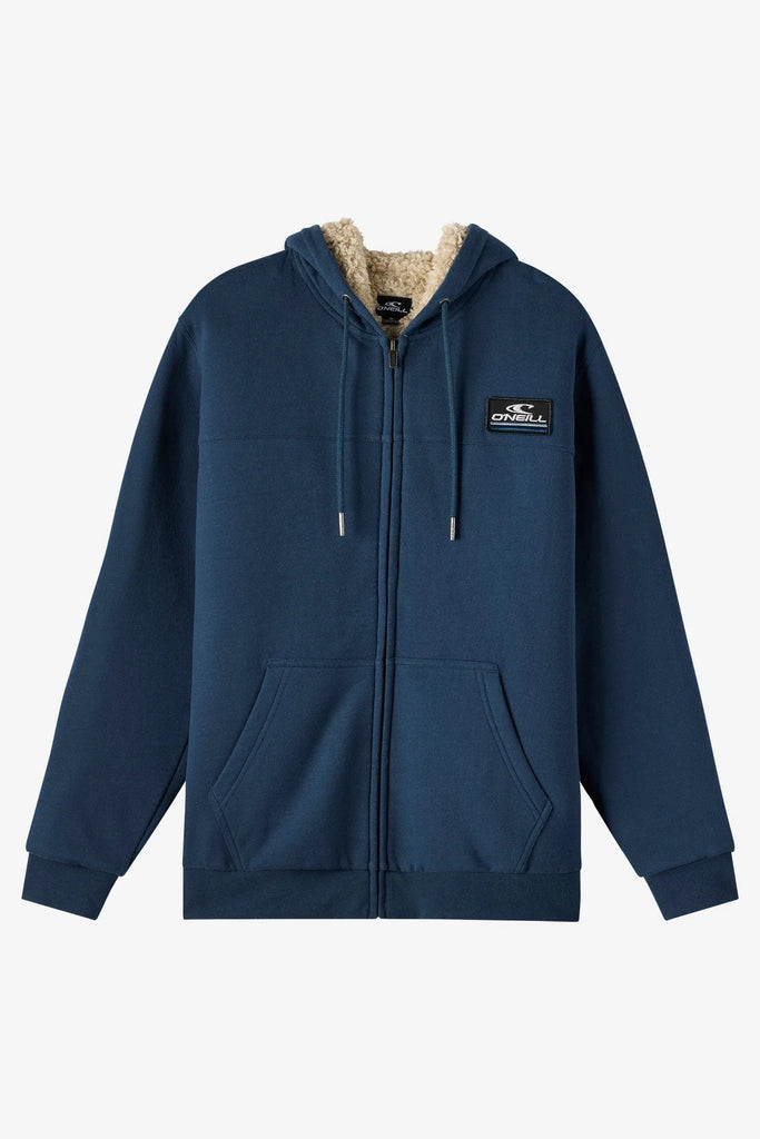 Oneill Mens Sweatshirt Fifty Two High Pile Zip Fleece