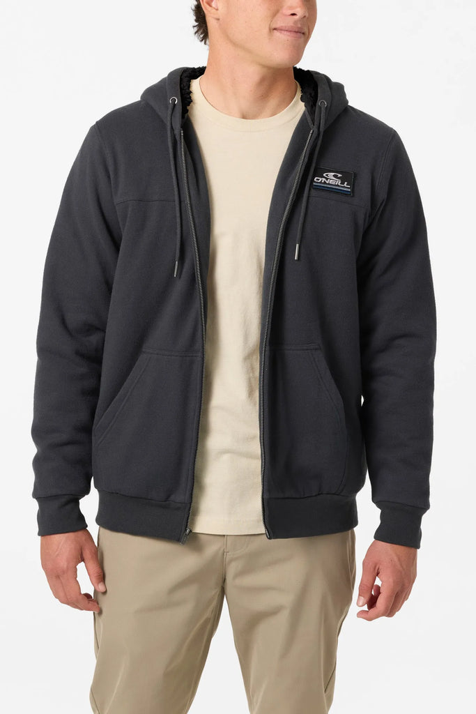 Oneill Mens Sweatshirt Fifty Two High Pile Zip Fleece