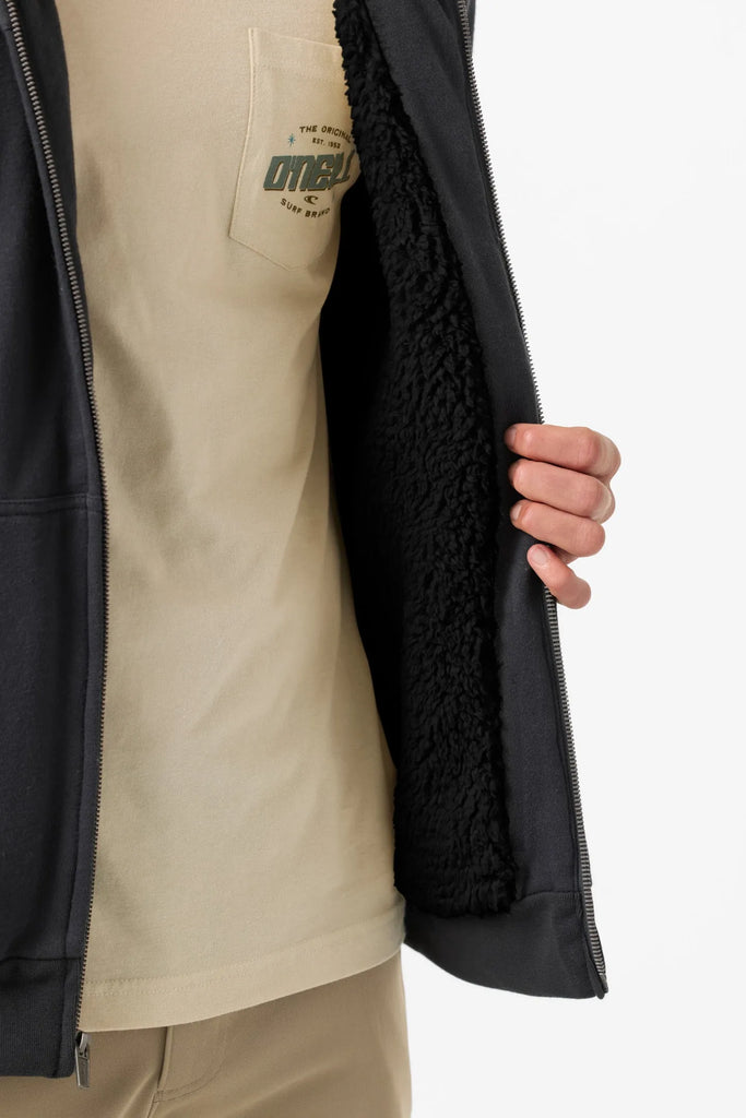 Oneill Mens Sweatshirt Fifty Two High Pile Zip Fleece