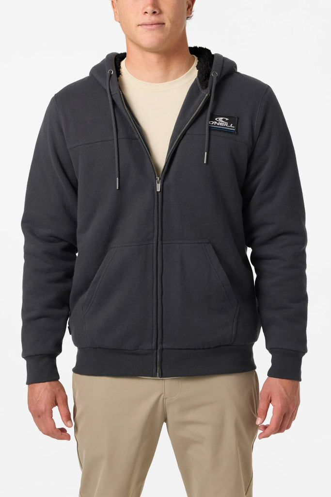 Oneill Mens Sweatshirt Fifty Two High Pile Zip Fleece