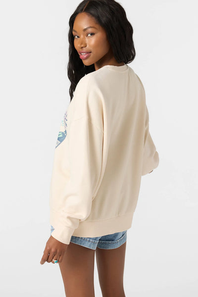 Oneill Womens Sweatshirt Solis Crew Neck Fleece