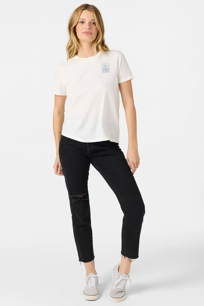 Oneill Womens Shirt Palm Tree Shore