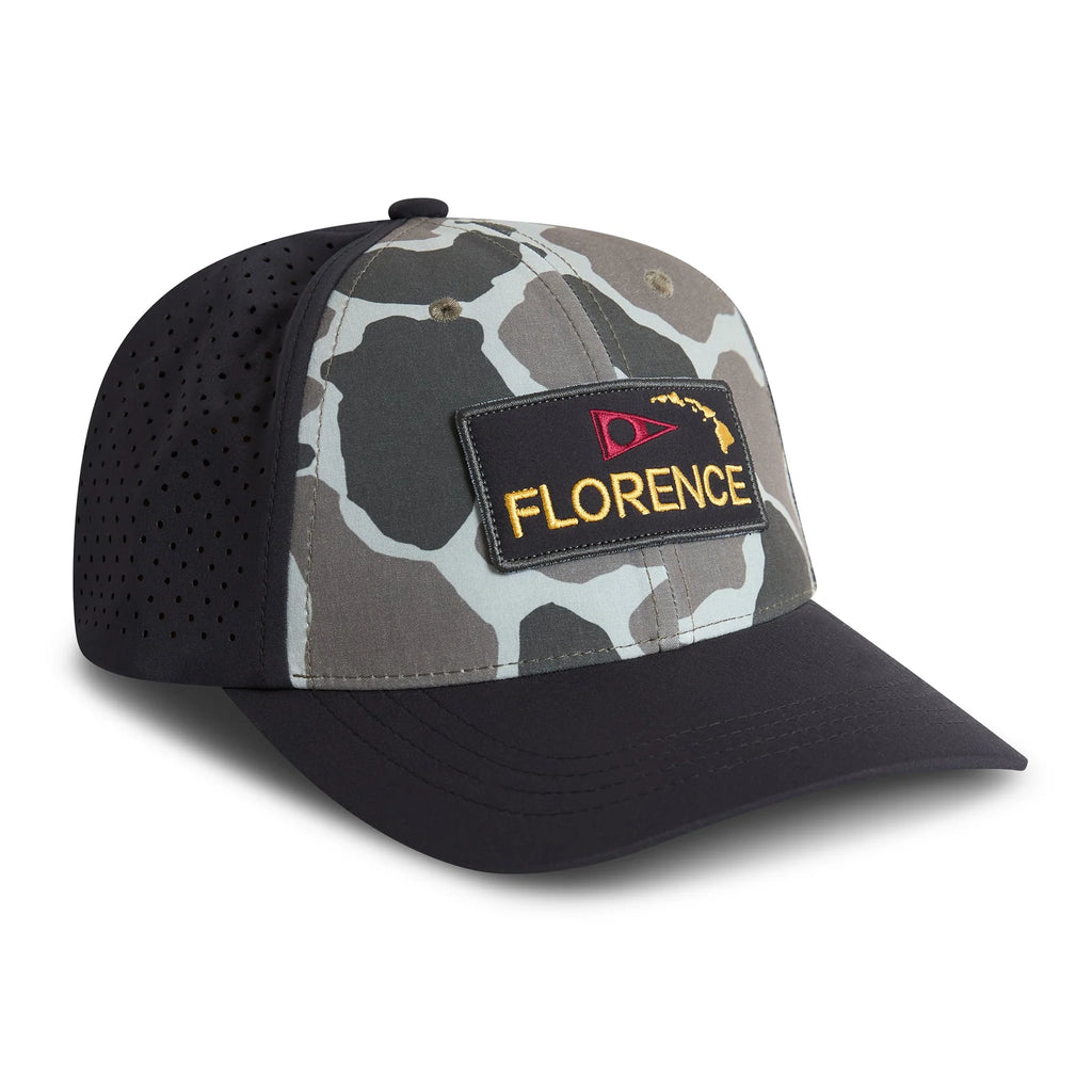 Florence Marine X Hat Camo Airtex Trucker