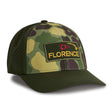 Florence Marine X Hat Camo Airtex Trucker