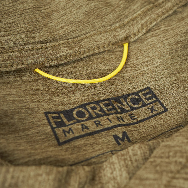 Florence Marine X Mens Shirt Airtex Long Sleeve Hooded