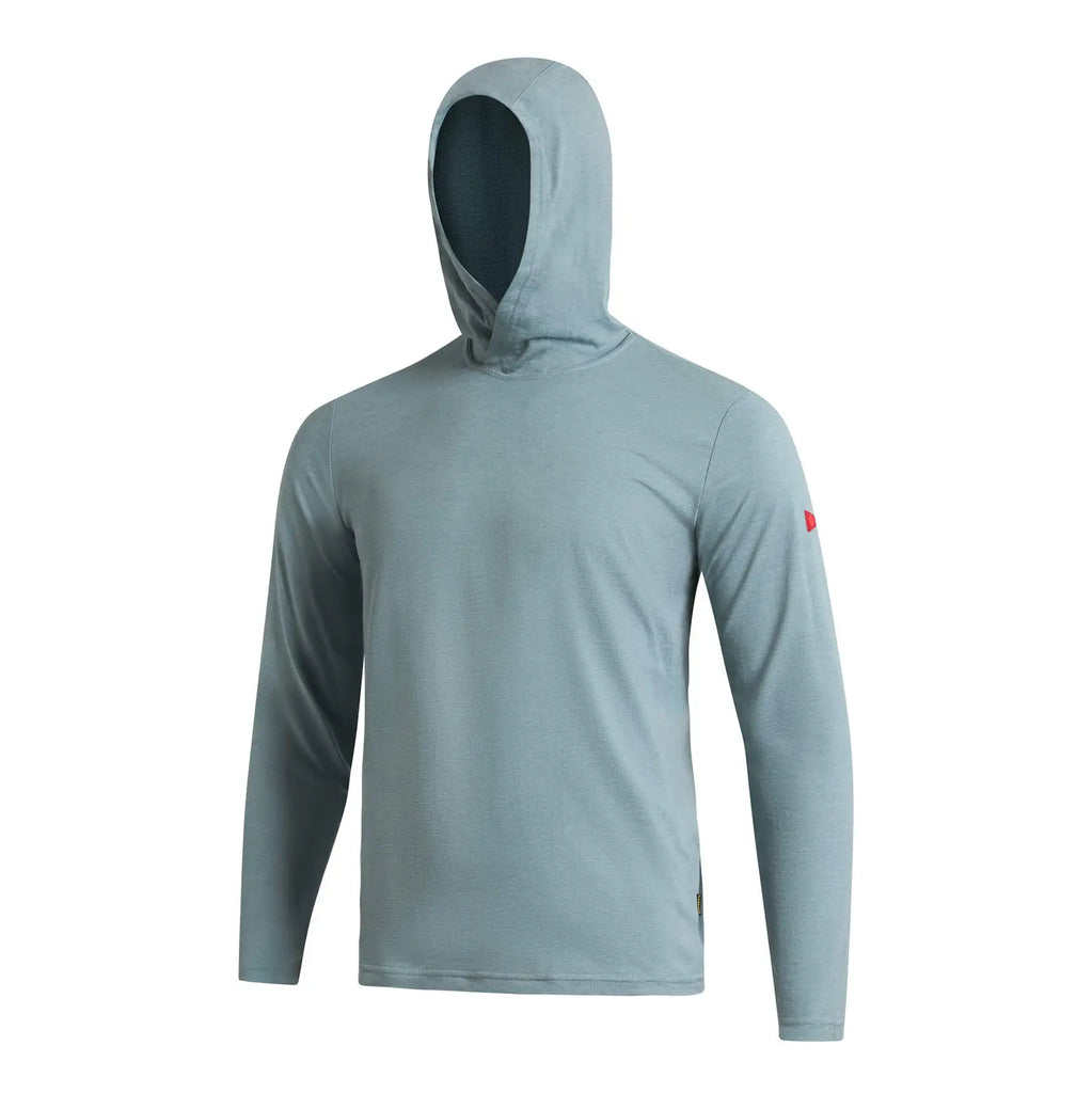 Florence Marine X Mens Shirt Airtex Long Sleeve Hooded