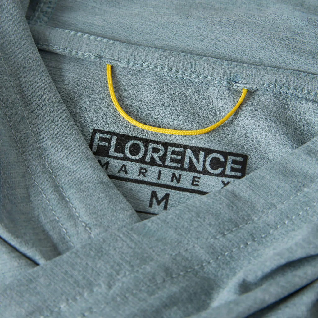 Florence Marine X Mens Shirt Airtex Long Sleeve Hooded