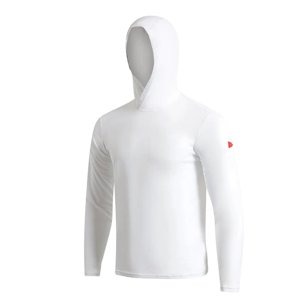 Florence Marine X Mens Shirt Airtex Long Sleeve Hooded