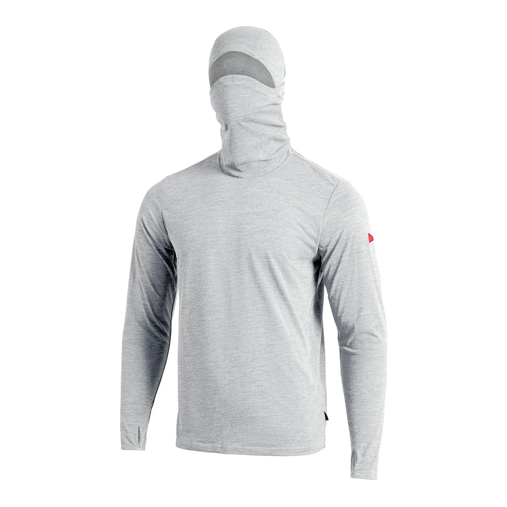 Florence Marine X Mens Shirt Airtex Balaclava Long Sleeve Hooded Shirt