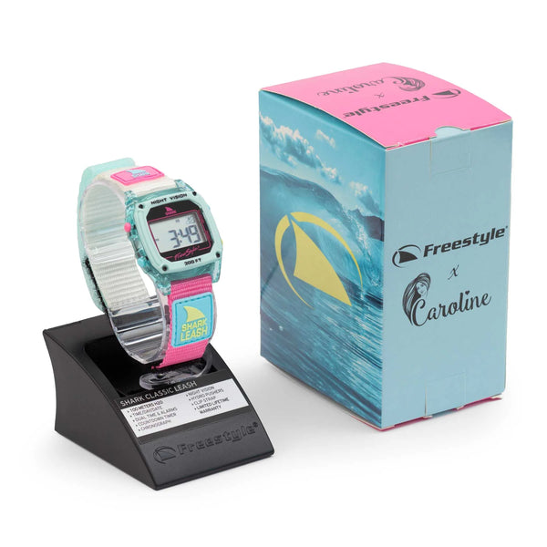 Freestyle Watch Shark Leash Caroline Marks Clear Blue Sky