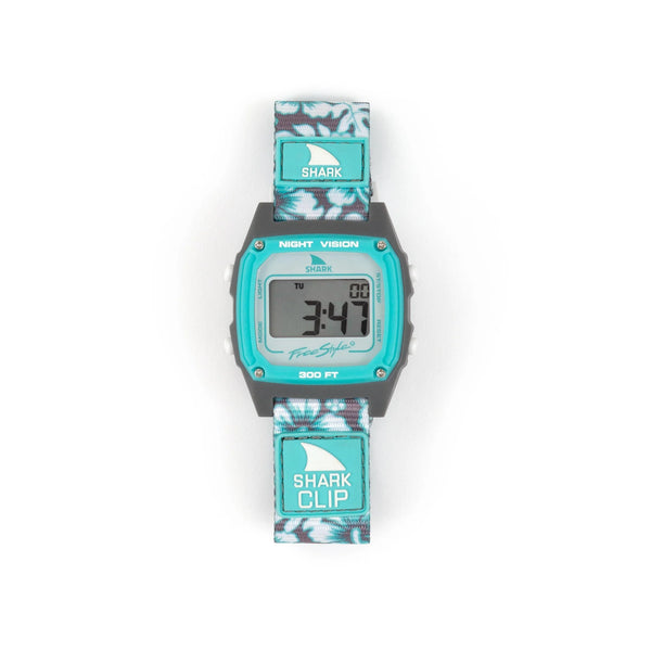 Freestyle Watch Shark Clip Aqua Hibiscus