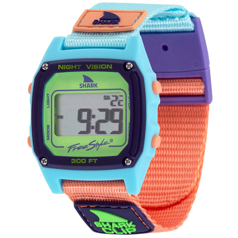 Freestyle Watch Shark Clip Blue Melon