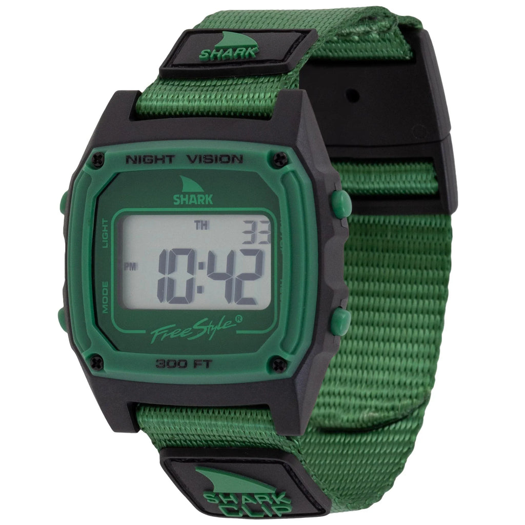Freestyle Watch Shark Clip Evergreen