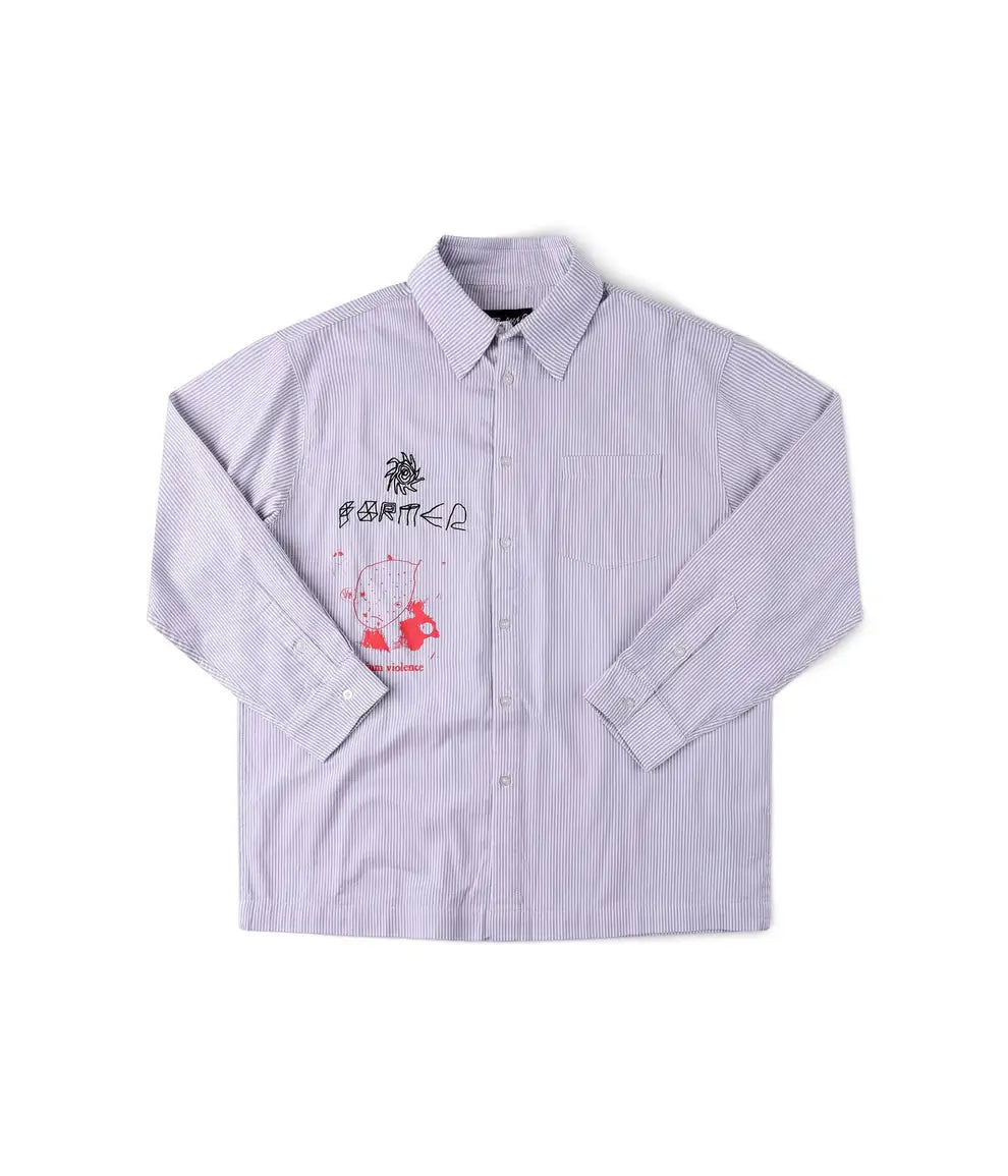 Former Mens Shirt DXD Reynolds Stripe Long Sleeve