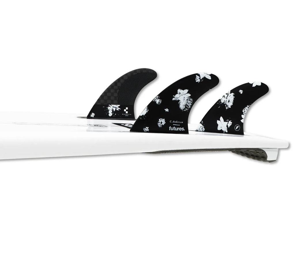 Futures Surfboard Fins Ando Blackstix Thruster Fins
