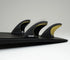 Futures Surfboard Fins Vector 3/2 Blackstix+ Thruster Medium Thruster Fins