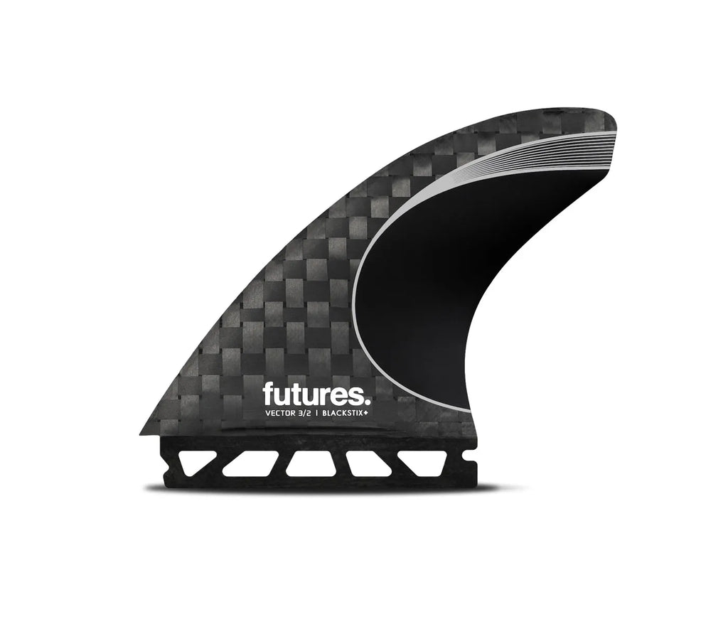 Futures Surfboard Fins Vector 3/2 Blackstix+ Thruster Fins
