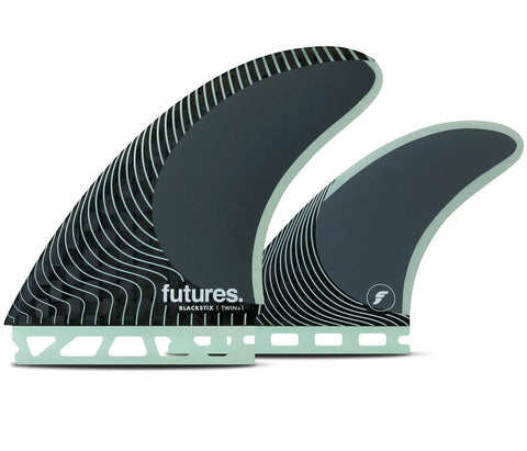Futures Surfboard Fins Blackstix Twin+1 Fins