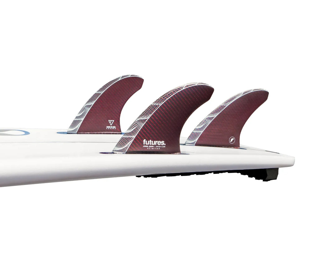 Futures Surfboard Fins John John Florence Vapor Core Scimitar Large Thruster Fins