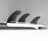 Futures Surfboard Fins Rasta Reverse 3/2 Twin+1 Fins