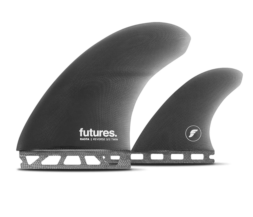 Futures Surfboard Fins Rasta Reverse 3/2 Twin+1 Fins