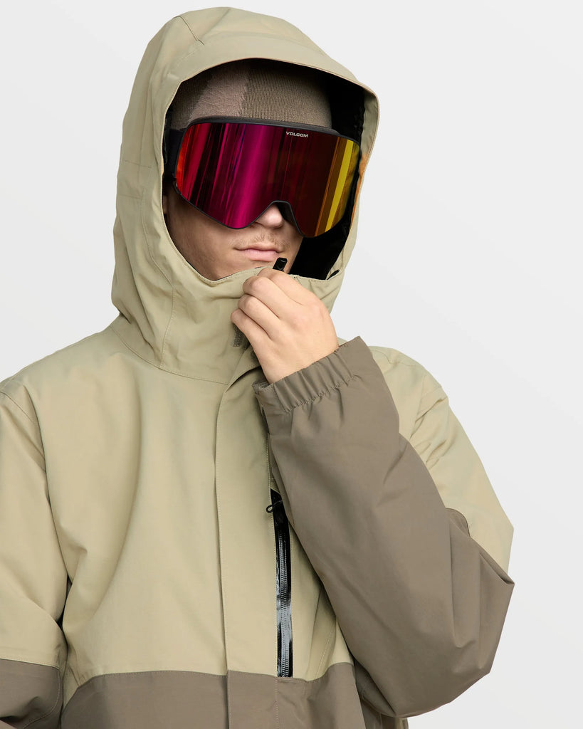 Volcom Mens Snow Jacket L Gore-Tex Insulated