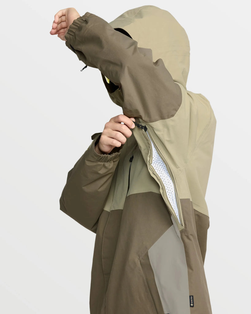 Volcom Mens Snow Jacket L Gore-Tex Insulated