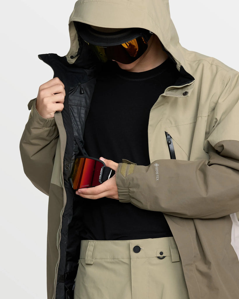 Volcom Mens Snow Jacket L Gore-Tex Insulated