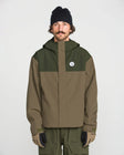 Volcom Mens Snow Jacket Buckthreeeighty
